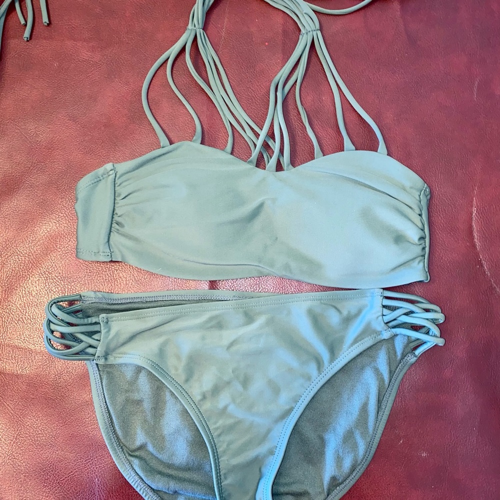 Bikini with braided detailing